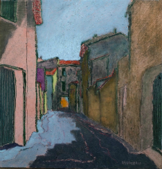 Street with arch (Uzès)