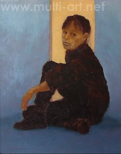 Seated girl