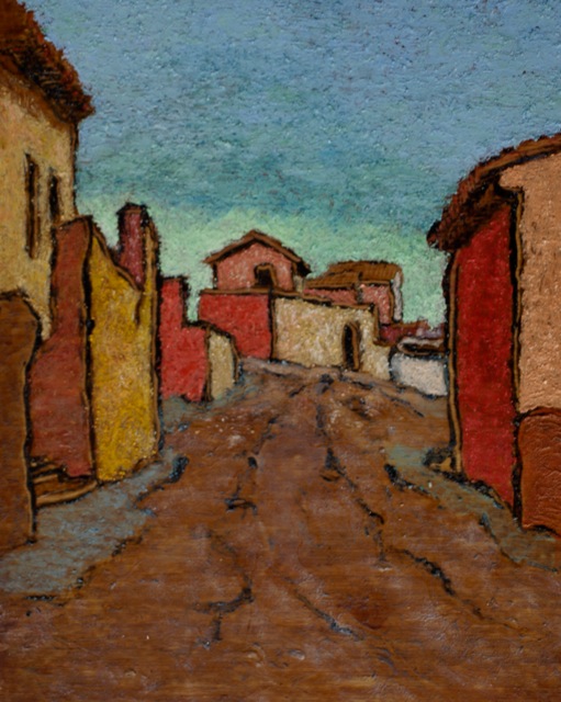 Ascending road (St Pons la Calm)