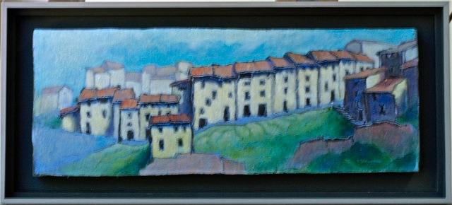 Houses on a hillside (Torre del Compte)