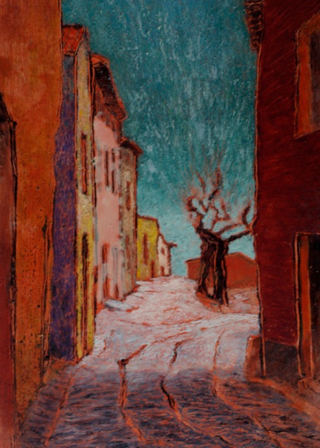 Lane with trees (Cavillargues)