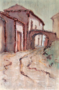 Road with archway (Colombier)