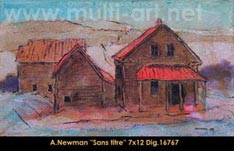 Houses on a hillside (St. Chartier)