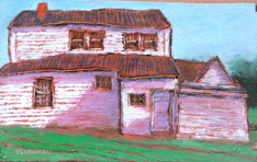 Long white house (Paris Hill)
