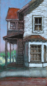 Tall house with stairs (Stockton Springs)