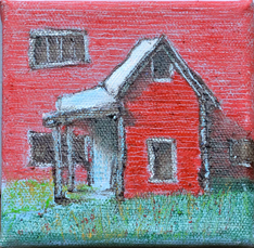 Barn and side shed