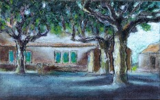 Trees at the school (Cavillargues)